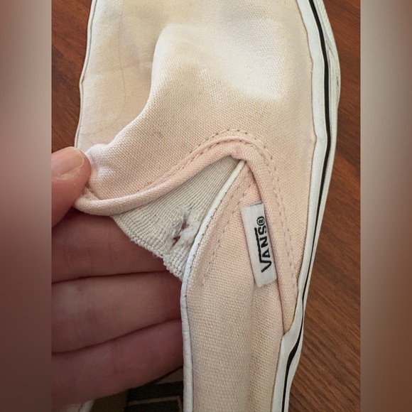 Vans light pink some discoloration see pics great shape size 9 - Picture 8 of 8